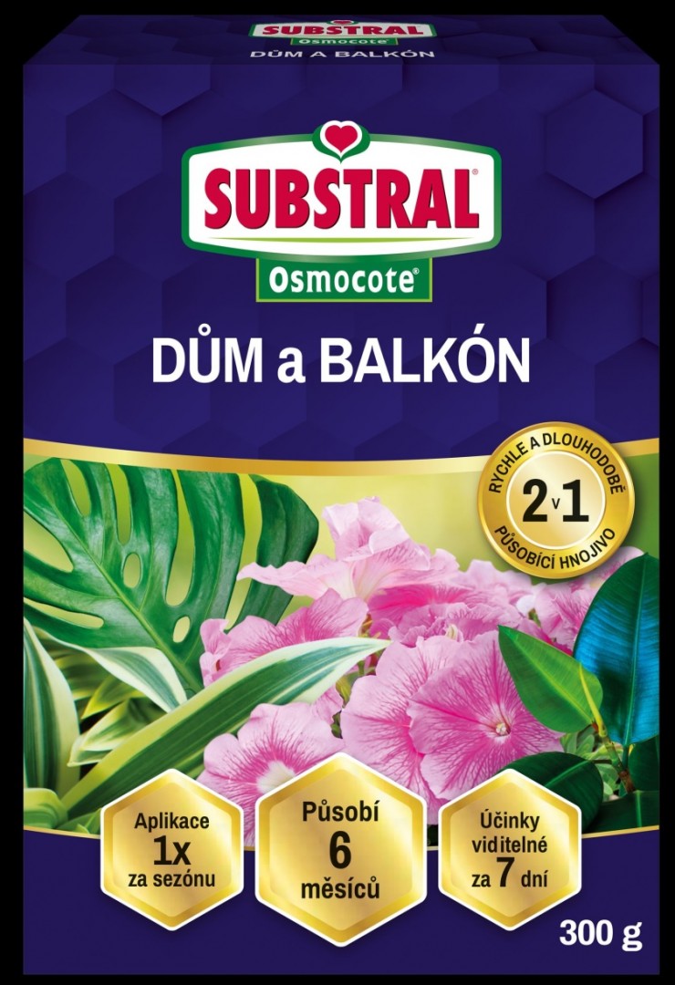 Substral Osmocote 2az1-ben Balkonnövényekhez 300 g