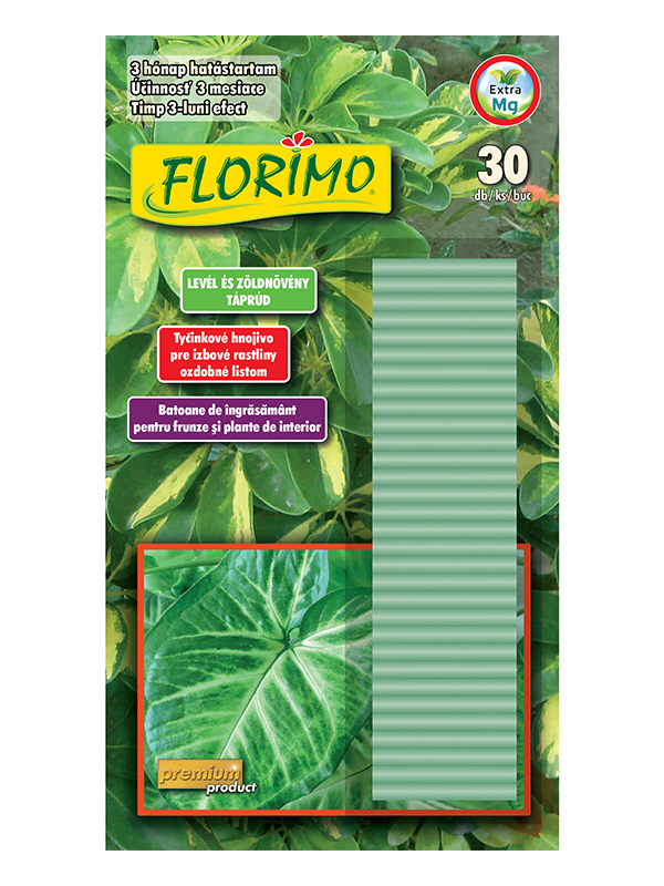 Florimo® Levél és zöldnövény táprúd 30db