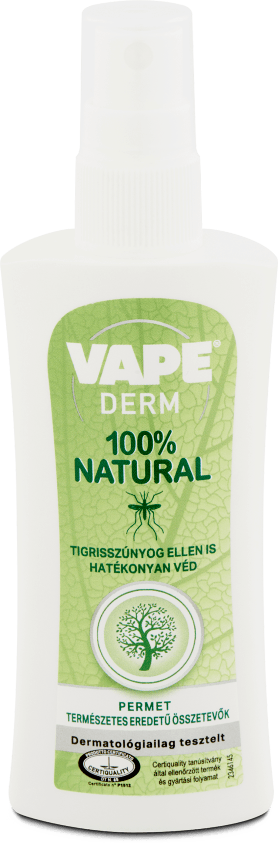 Vape szúnyog és kullancsriasztó pumpás spay 100% natural, 0,1 l