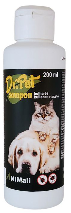 DrPet bolha és kullancsriasztó sampon 200ml