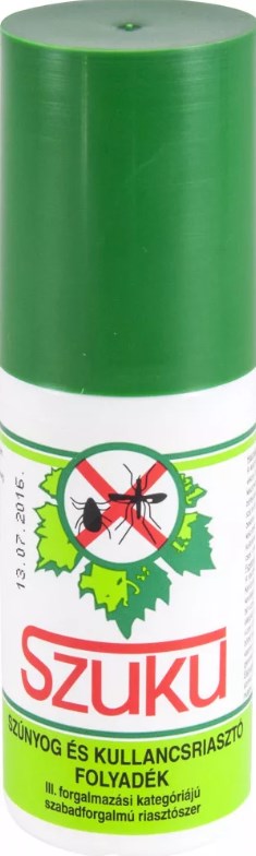 Szuku szúnyog- és kullancsriasztó spray, pumpás, 50ml