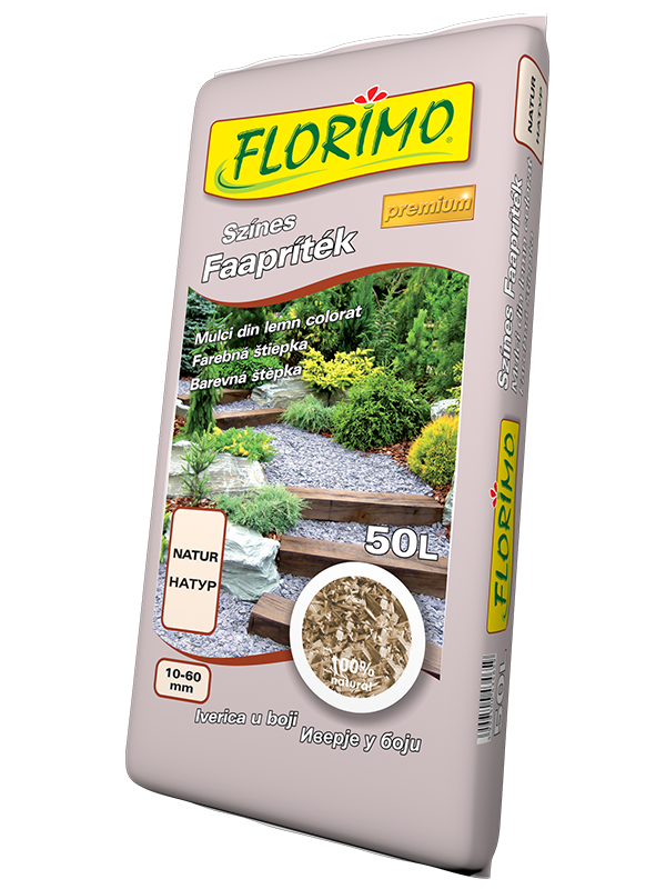 Florimo színes faapríték barna 50 l