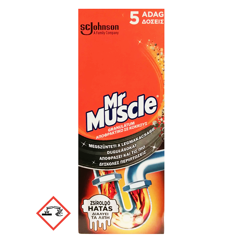 Mr. Muscle konyhai lefolyótisztító granulátum 250 g