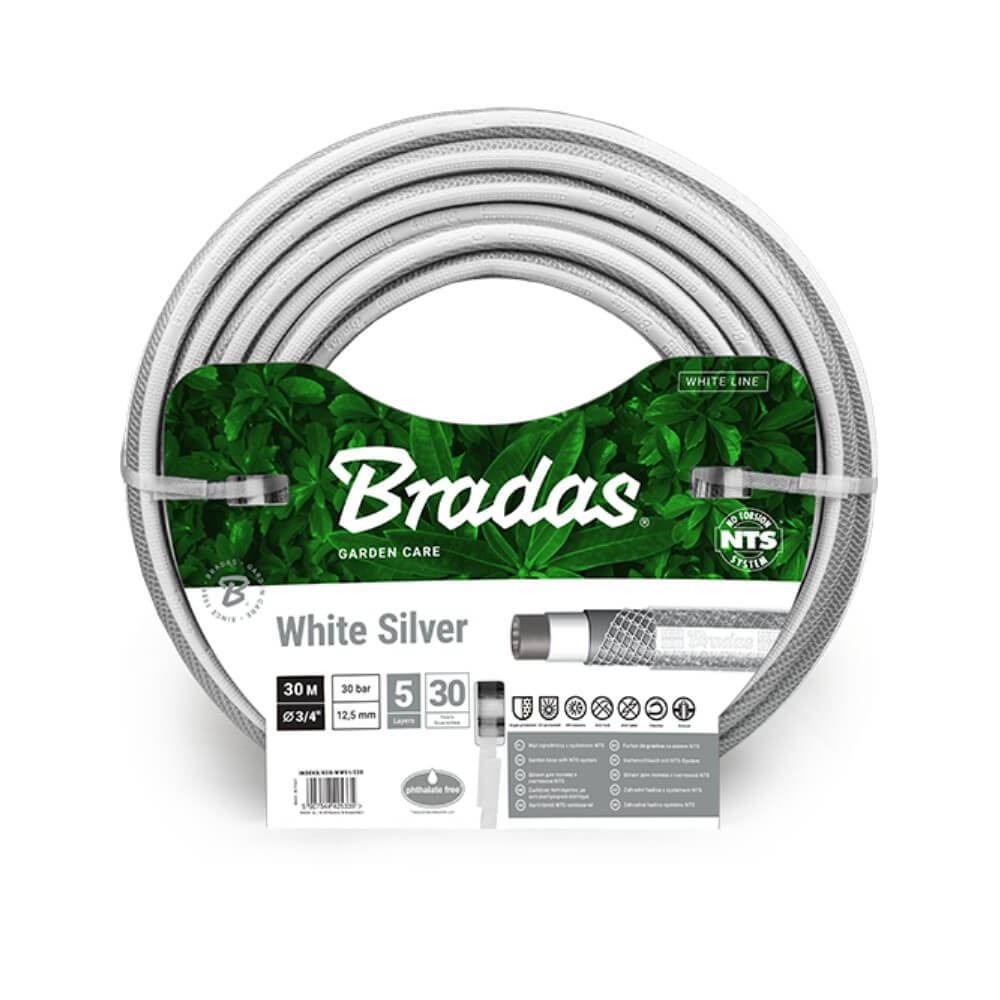 Bradas White Line Prémium locsolótömlő, 5 rétegű, 20m, 3/4