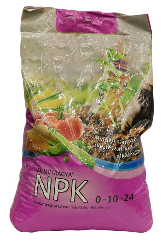 NPK 0-10-24 őszi-téli koratavaszi alapműtrágyáza 10 kg