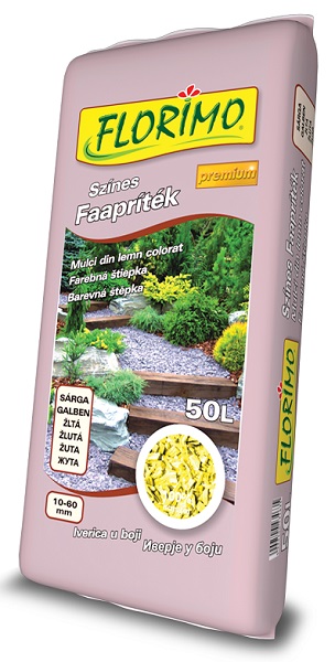 Florimo® Színes faapríték sárga 50 l
