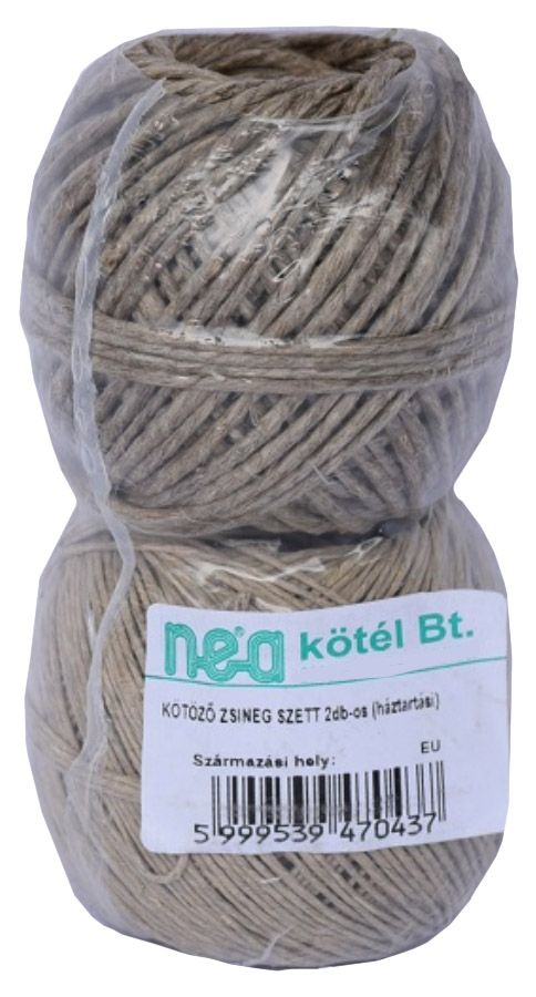 Zsineg--Háztartási szett. 2db/0,60-20m+2/2,50-80m
