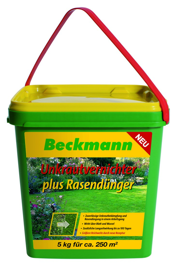 Beckmann gyomirtó gyeptrágya, 5 kg, 250m2, 22+5+5