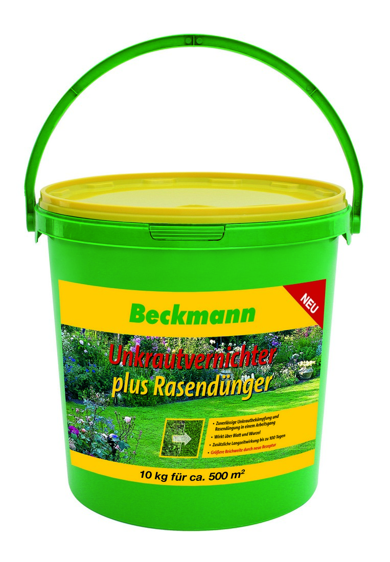 Beckmann gyomirtó gyeptrágya, 10 kg, 500m2, 22+5+5