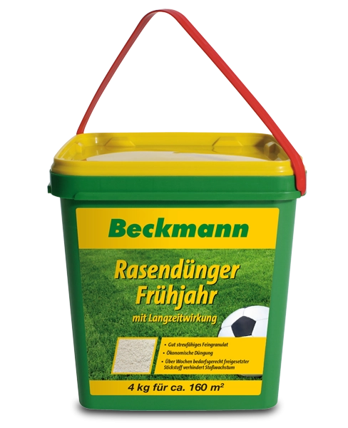 Beckmann tavaszi hosszú hatású gyeptrágya, 4 kg, 30+5+6