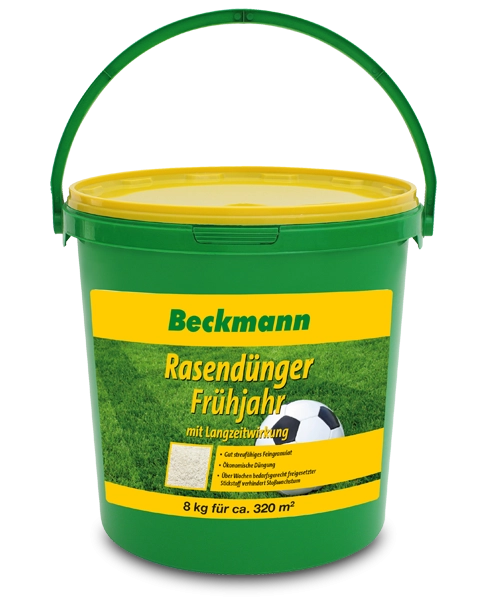 Beckmann tavaszi hosszú hatású gyeptrágya, 8 kg, 30+5+6