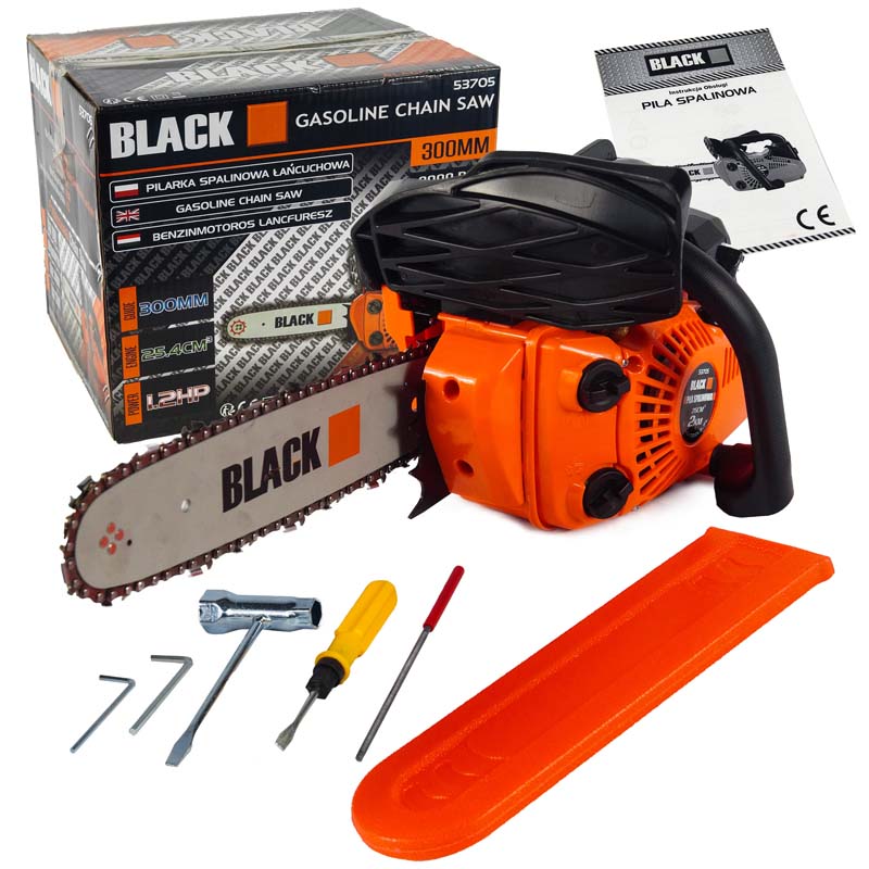 Black Tools egykezes gallyazó láncfűrész,  1,2 LE