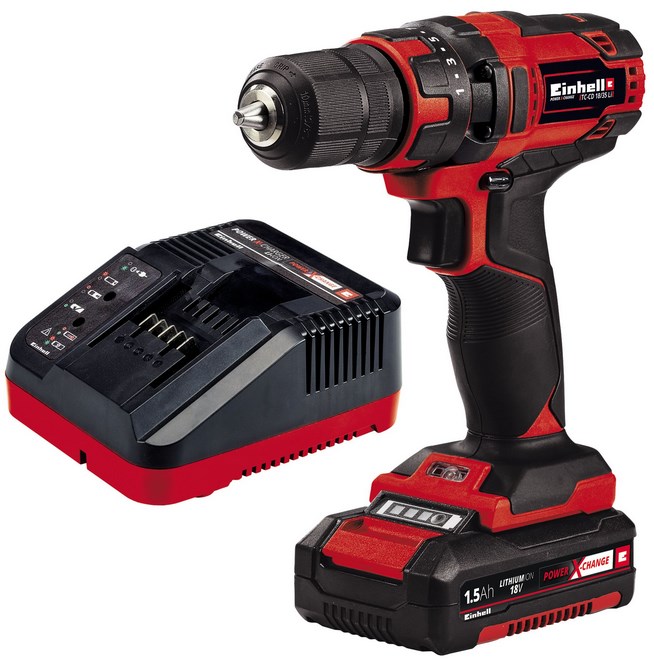 Einhell akkus fúró-csavarozó TC-CD 18/35 Li (1x1,5 Ah), Power X-Change