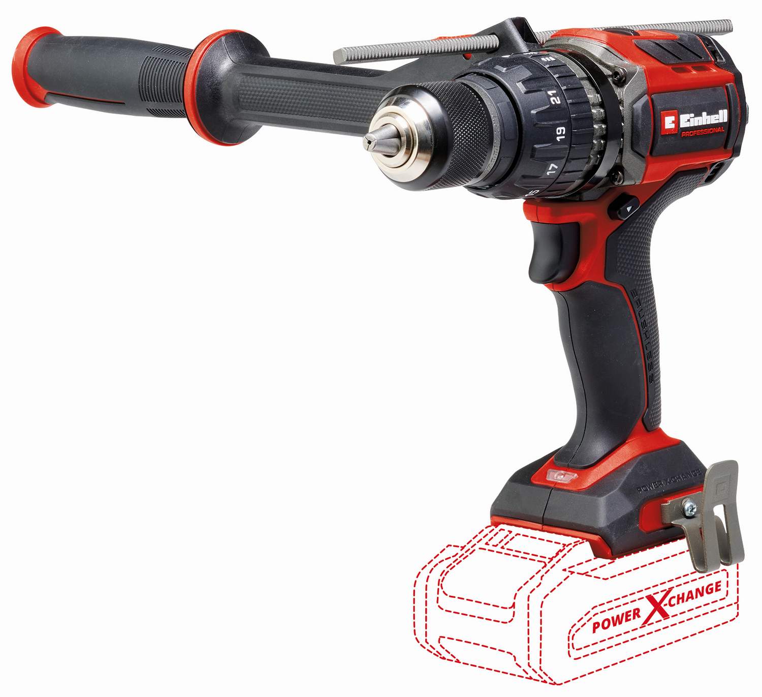Einhell Professional akkus ütvefúró-csavarozó TP-CD 18/120 Li-i BL - Solo, PXC