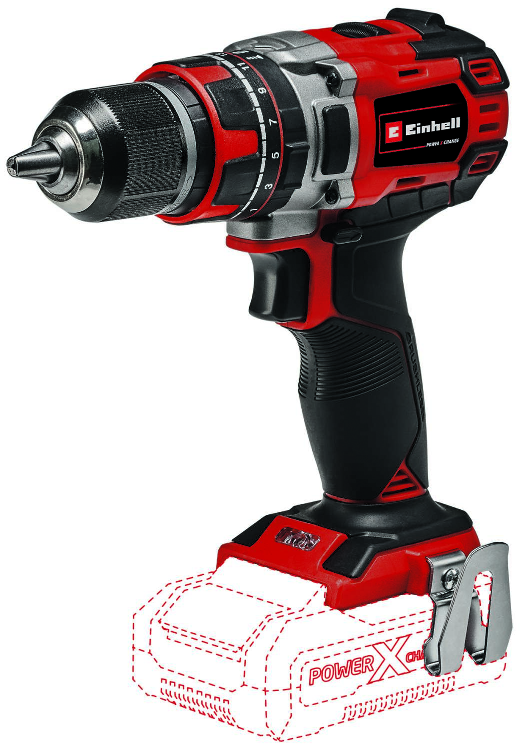 Einhell Professional TE-CD 18/50 Li-i BL Solo akkus ütvefúró 18V, 50Nm, PXC