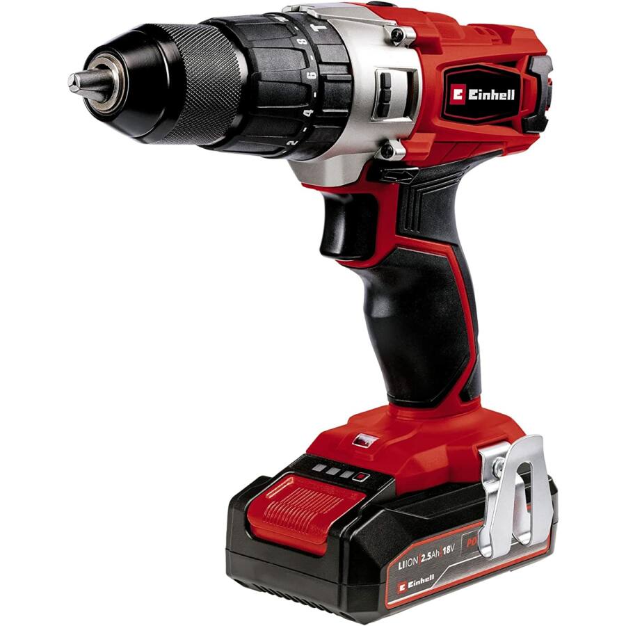 Einhell TE-CD 18/2 Li-i +22 ütvefúró-csavarozó szett 2.5Ah akkuval és töltővel Power X-Change