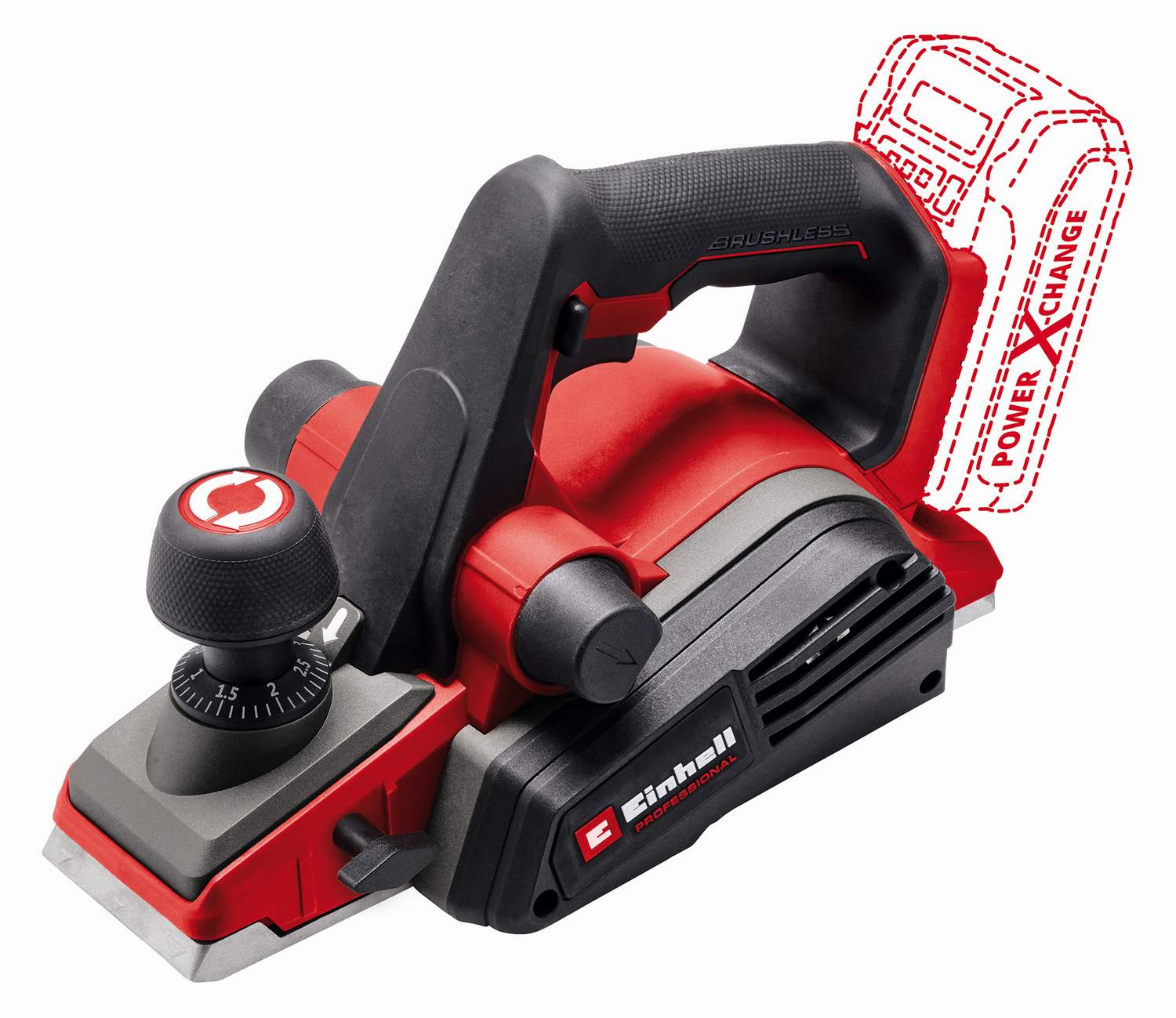 Einhell Professional TP-PL 18/3 Li BL - Solo akkus gyalugép, PXC