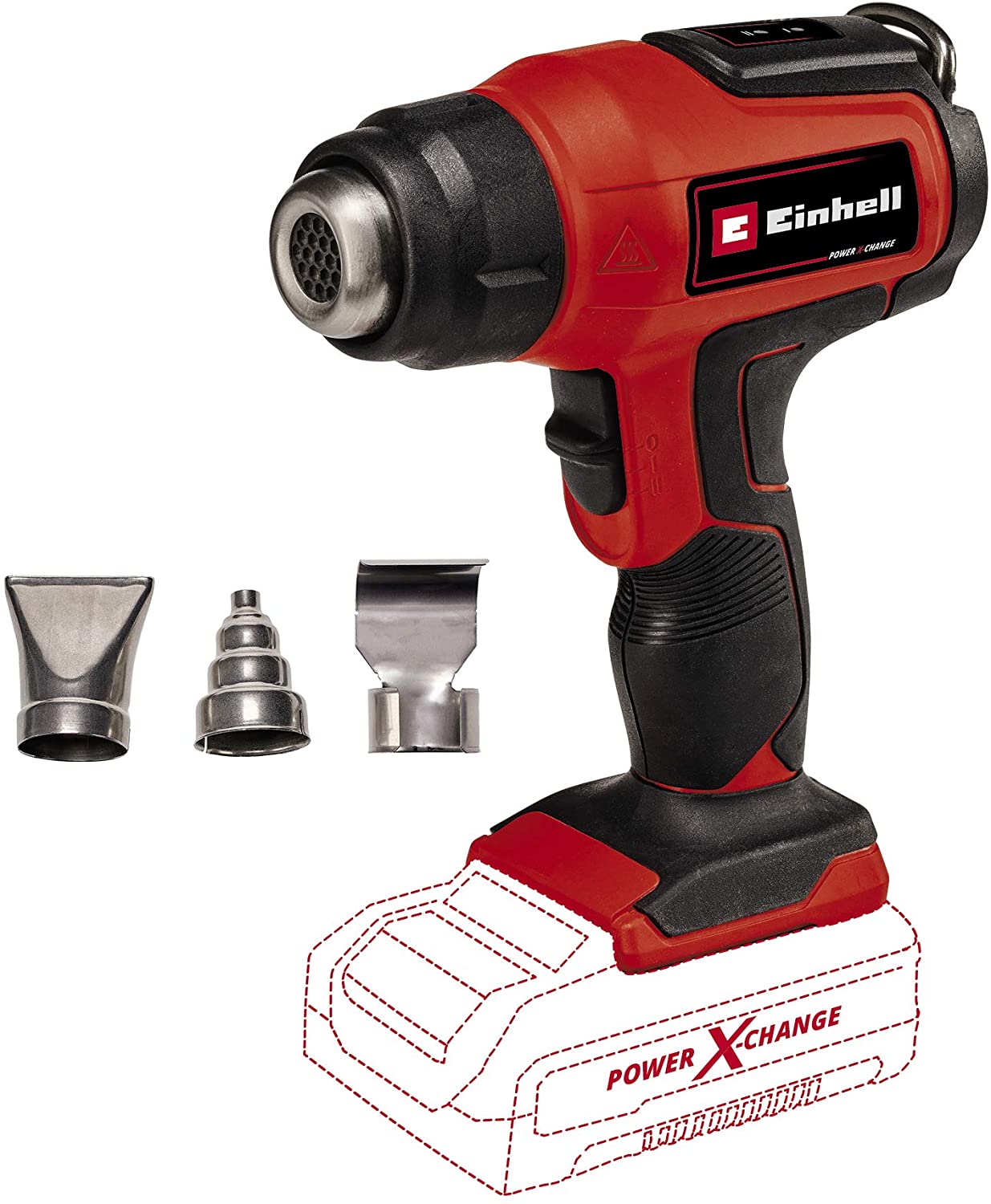 Einhell TE-HA 18 Li - Solo akkus hőlégfúvó pisztoly, Power X-Change