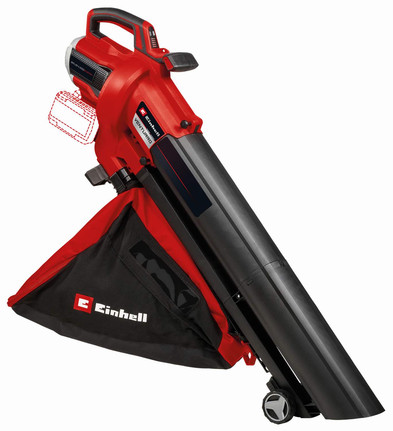 Einhell Professional Venturro 36/240-Solo akkus lombfúvó/lombszívó, 240km/h, 36V (akku és töltő nélkül) PXC