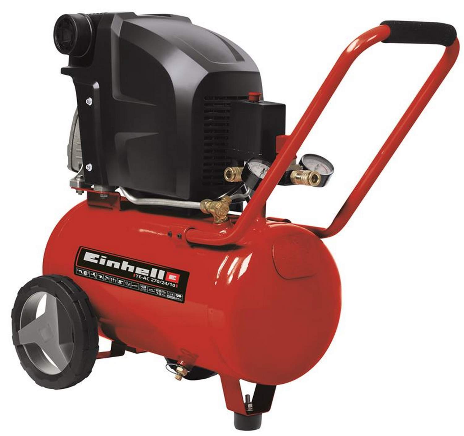 Einhell TE-AC 270/24/10 Kompresszor 1,8kW / 24L / 10bar