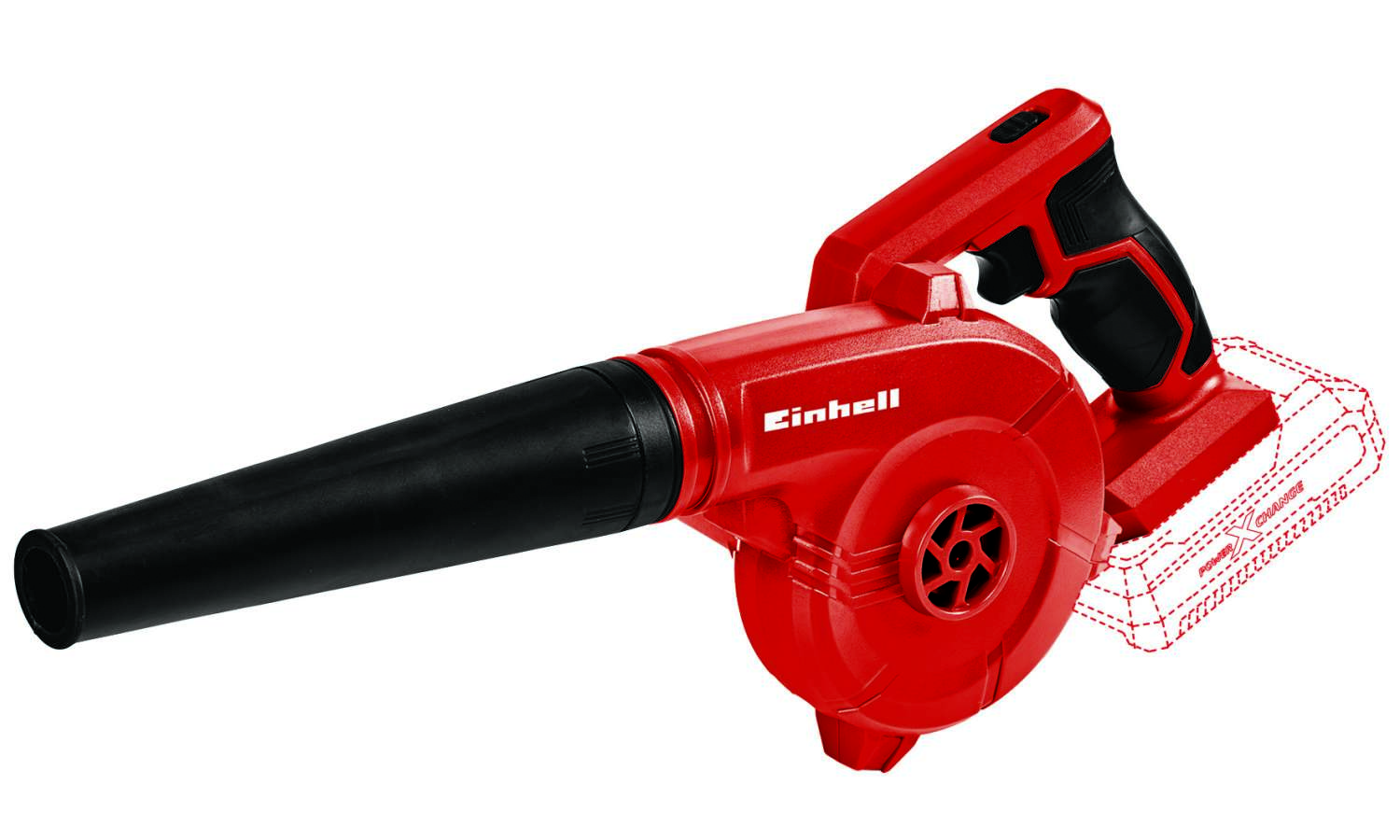 Einhell TE-CB 18/180 Li-Solo akkus lombfúvó, 18V, 180km/h (akku és töltő nélkül), Power X-Change