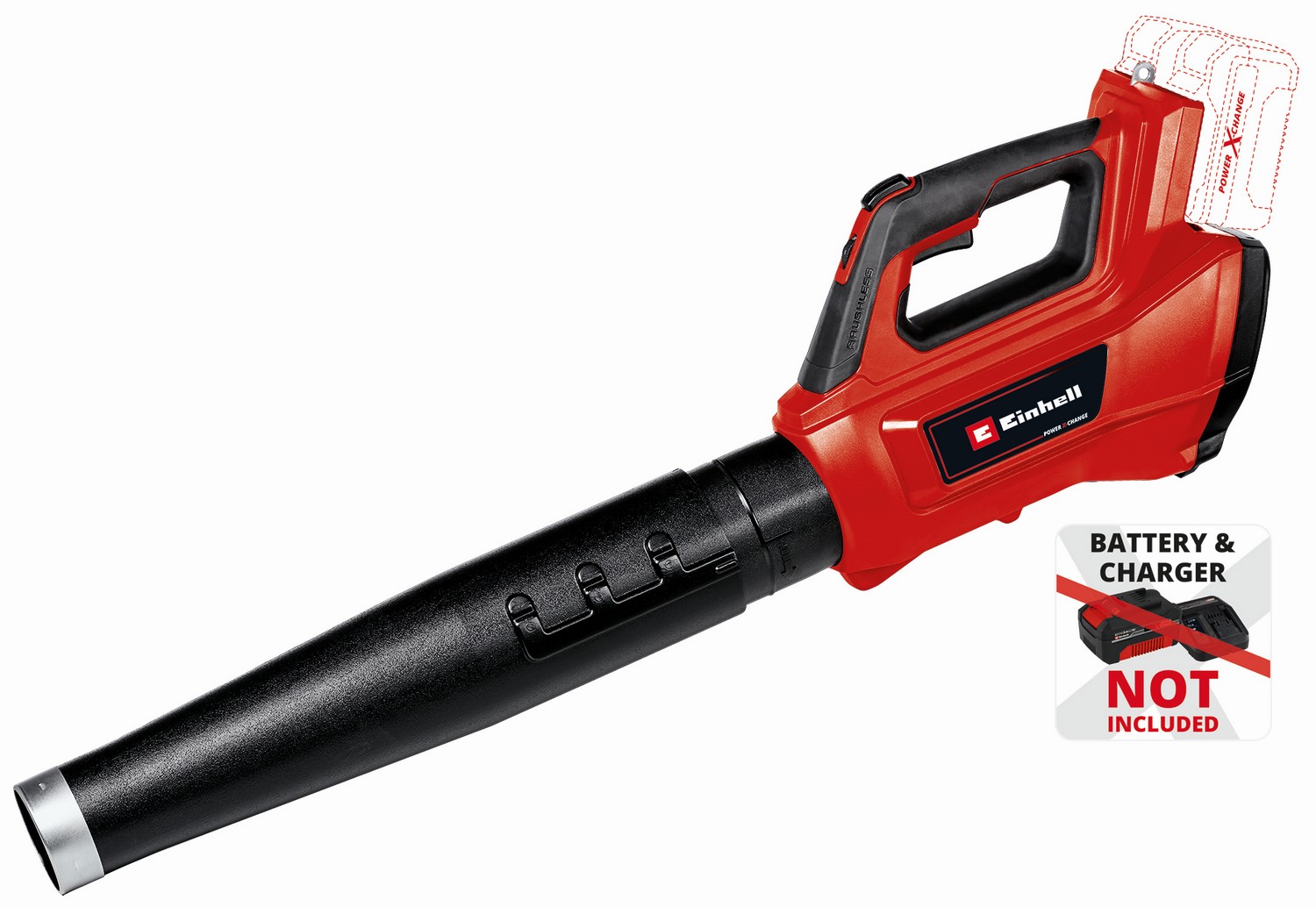 Einhell Professional GE-LB 36/210 Li E-Solo akkus lombfújó 210km/h, Power X-Change