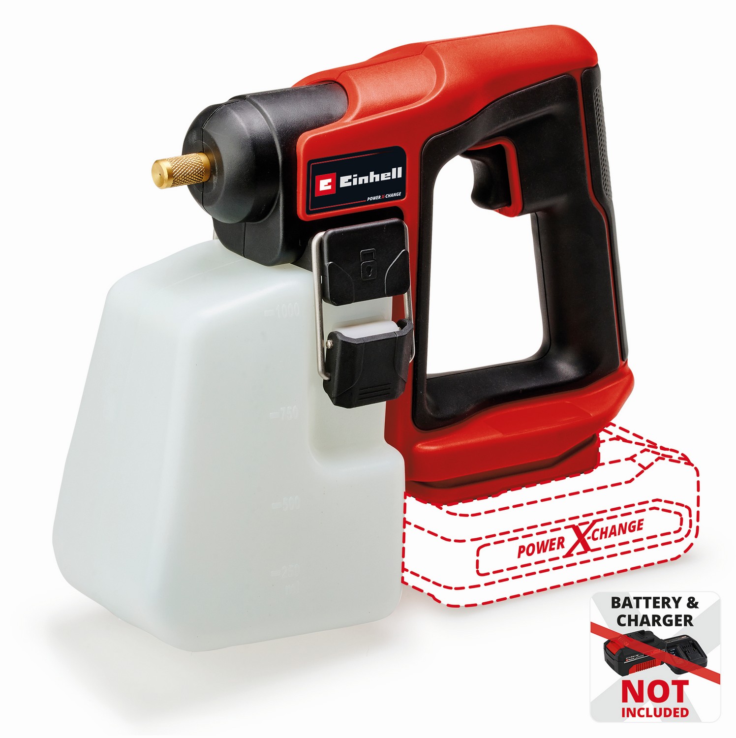 Einhell GE-WS 18/10 Li-Solo akkus permetező 1 liter, (akku és töltő nélkül) Power X-Change