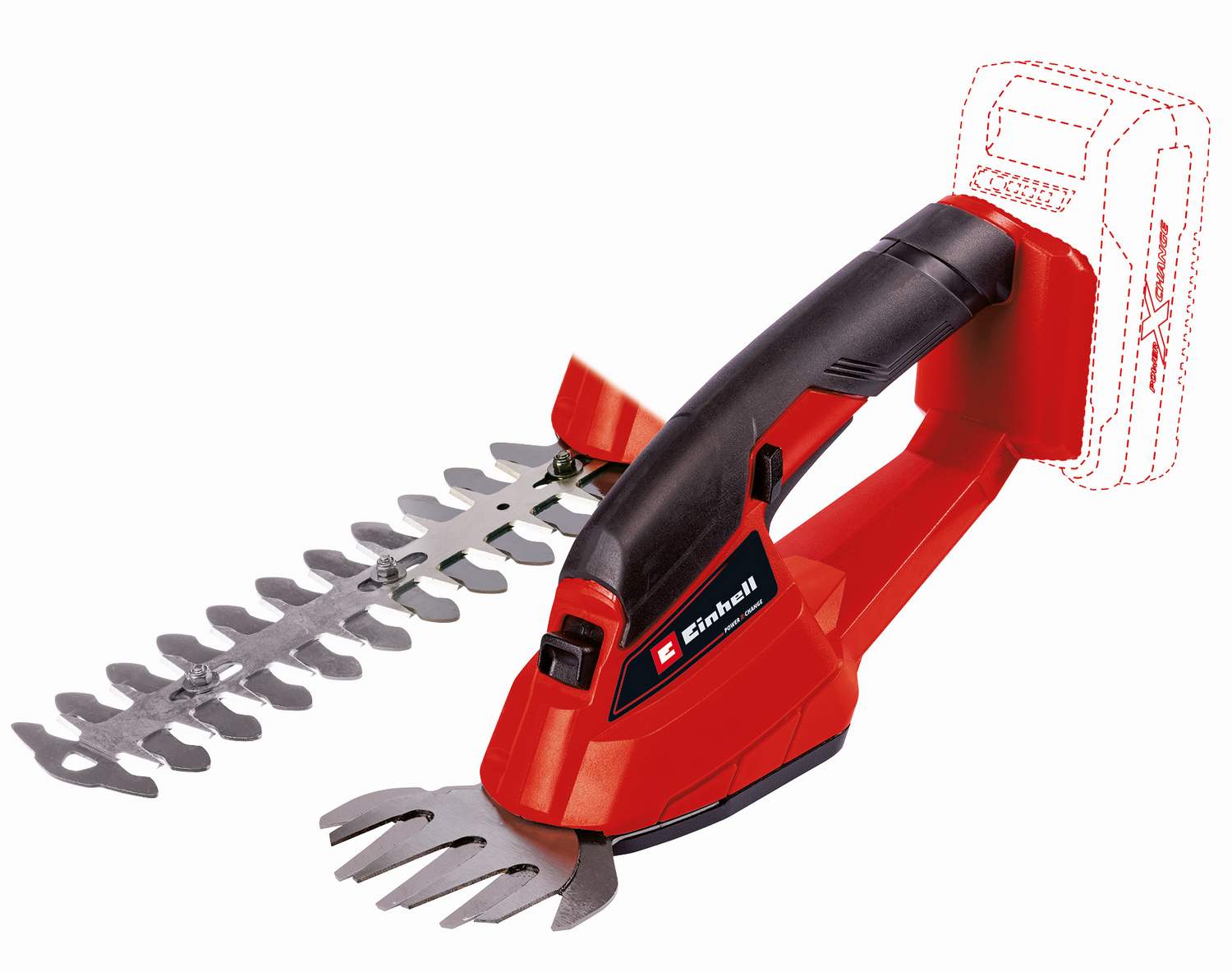 Einhell GE-CG 18 Li-Solo akkus fű- és sövénynyíró, 18V, 20cm (akku és töltő nélkül), Power X-Change