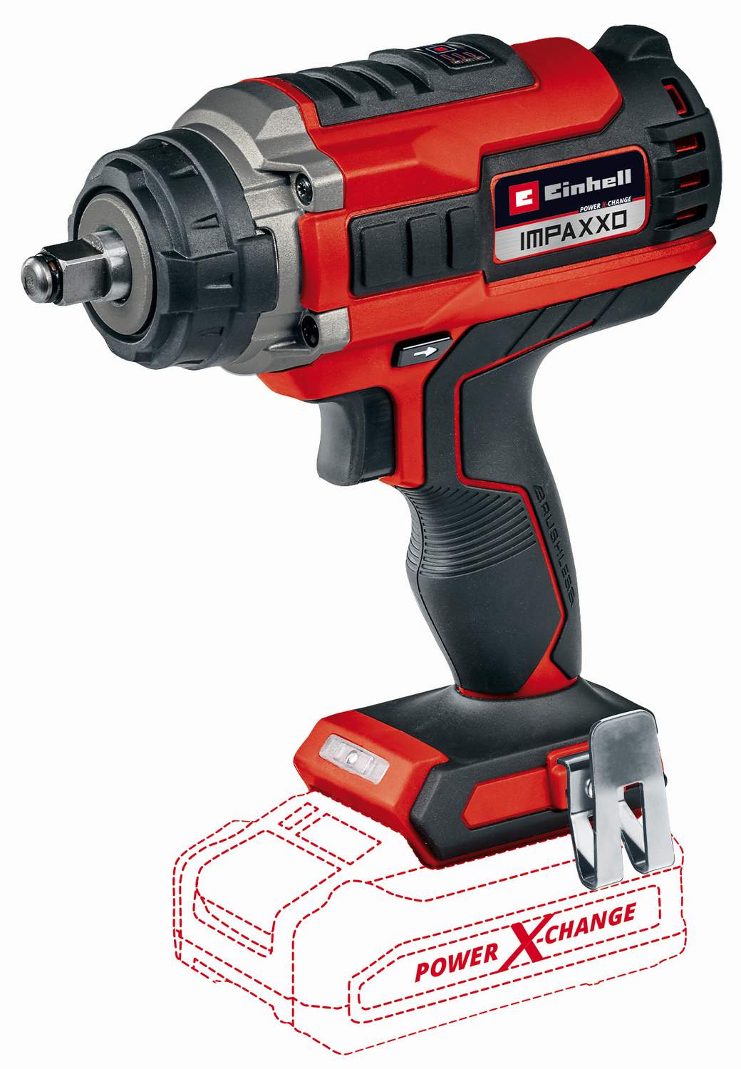 Einhell Professional Impaxxo 18/400 akkus ütvecsavarozó 400Nm, 18V (akku és töltő nélkül), PXC