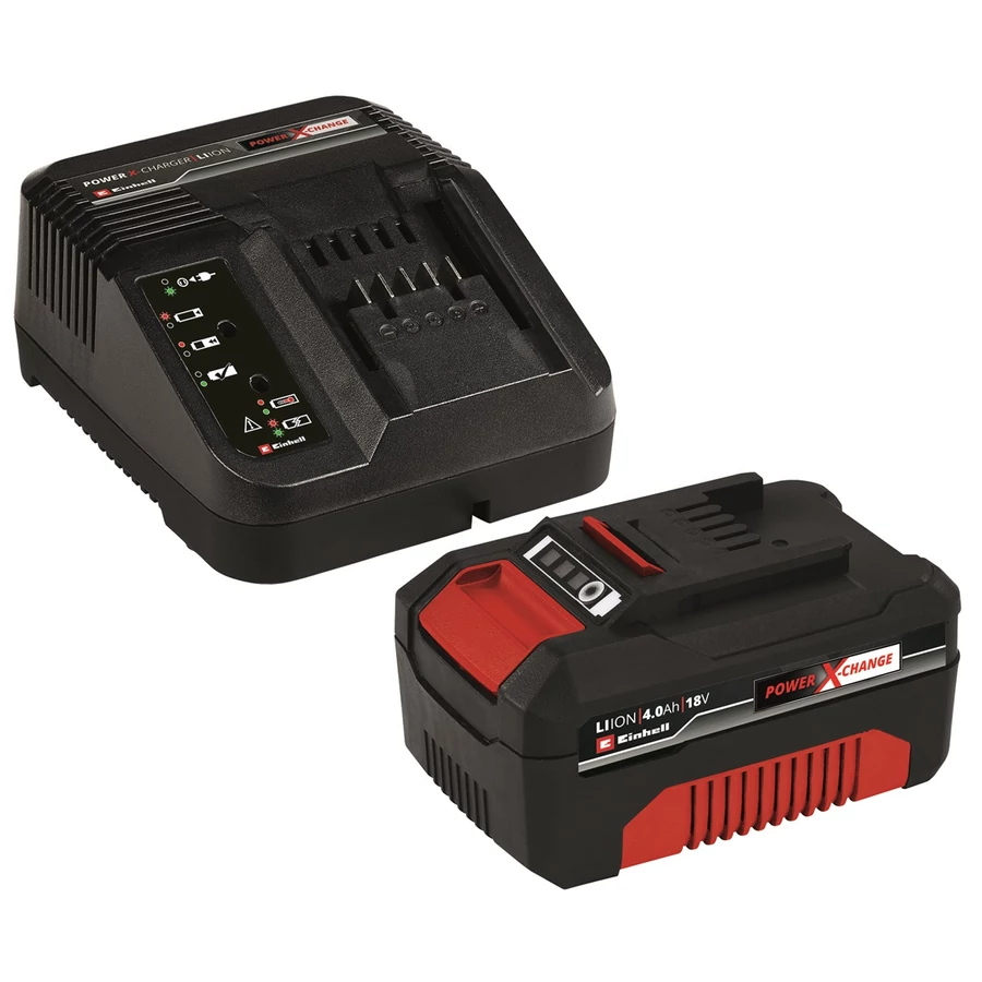 Einhell Power X-Change Starter Kit Li-Ion akku és töltő, 18V, 4.0A