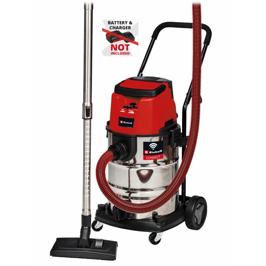 Einhell Professional TP-VC 36/30 S auto-solo száraz-nedves porszívó, 18V (akku és töltő nélkül) PXC