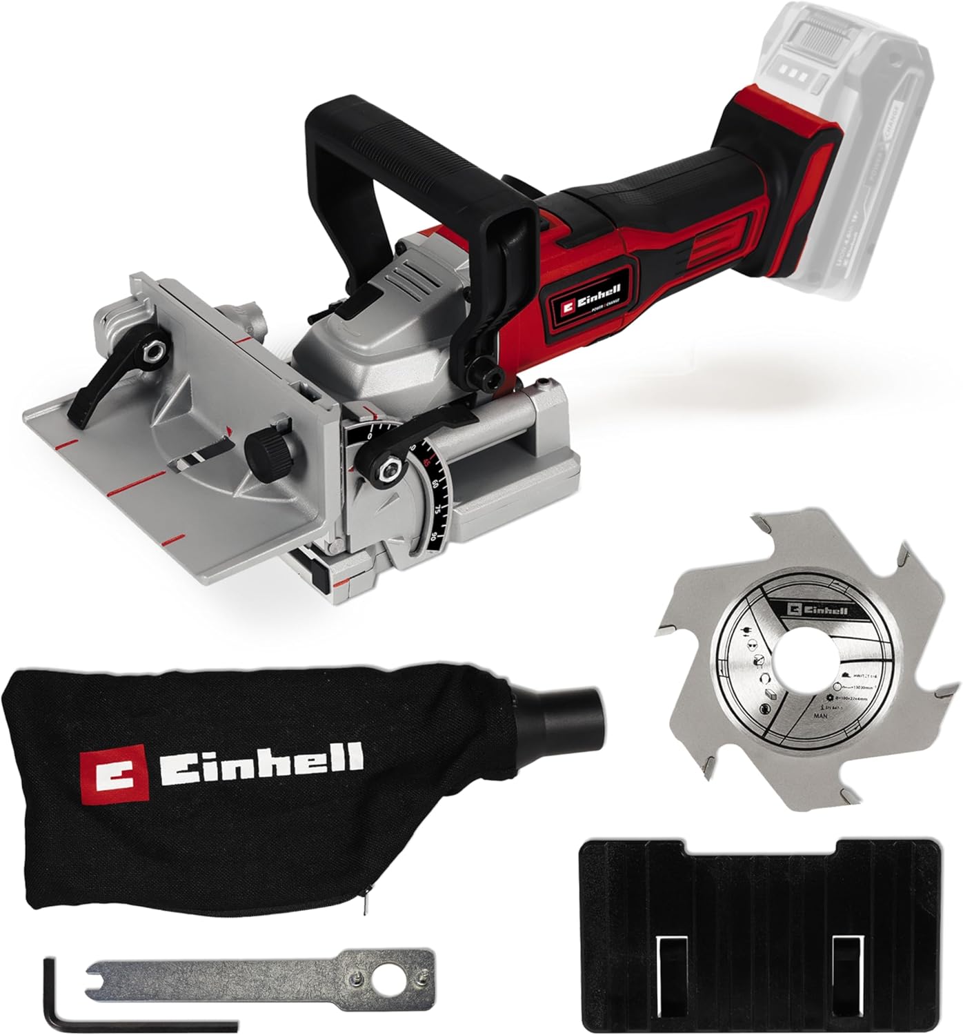 Einhell TE-BJ 18 Li-Solo akkus lamellázógép, 18V (akku és töltő nélkül), Power X-Change