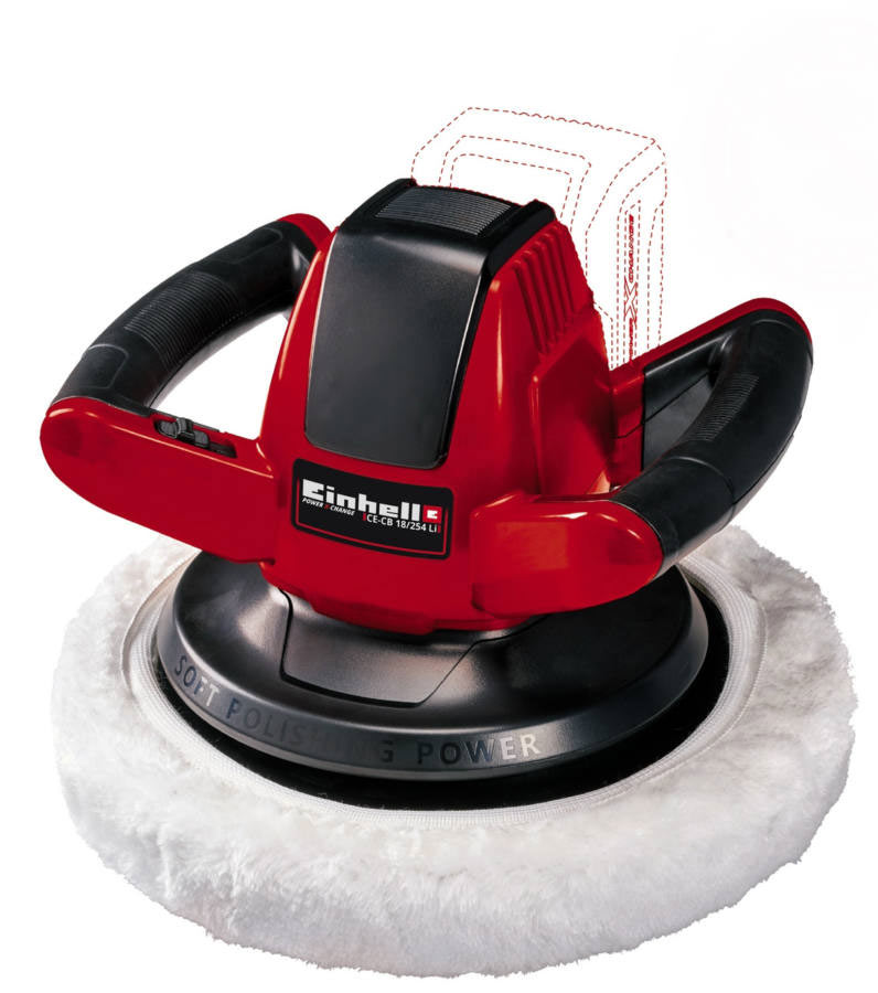 Einhell CE-CB 18/254 Li - Solo Akkus autó polírozó, Power X-Change