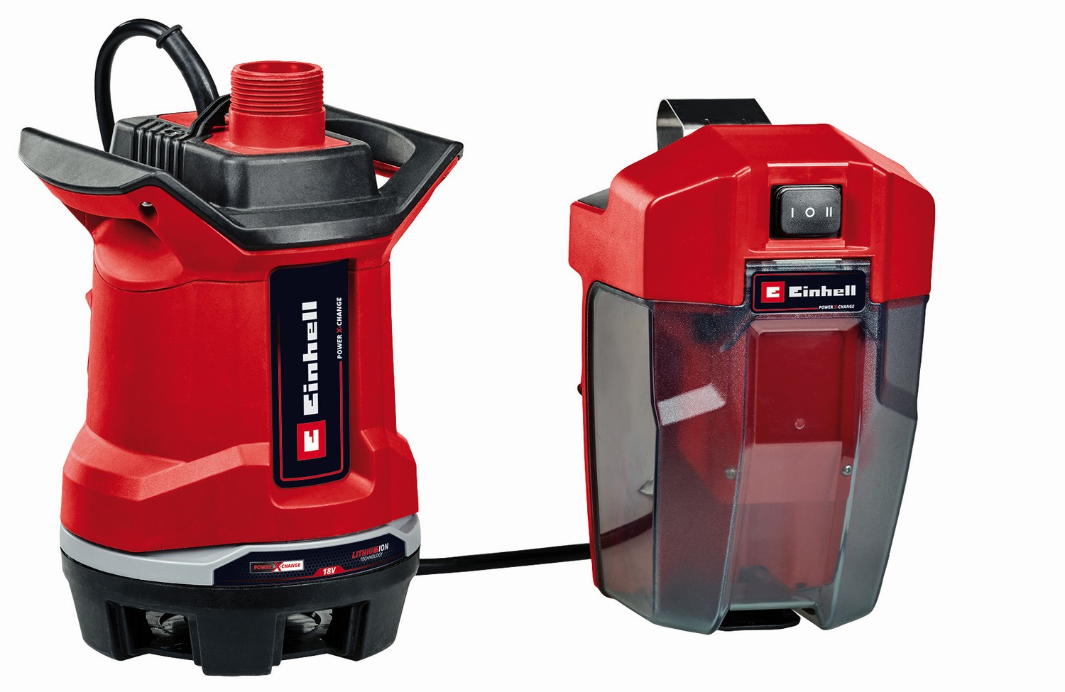 Einhell PXC GE-DP 18/25 Li-Solo akkus szennyvíz szivattyú, 18V (akku és töltő nélkül)