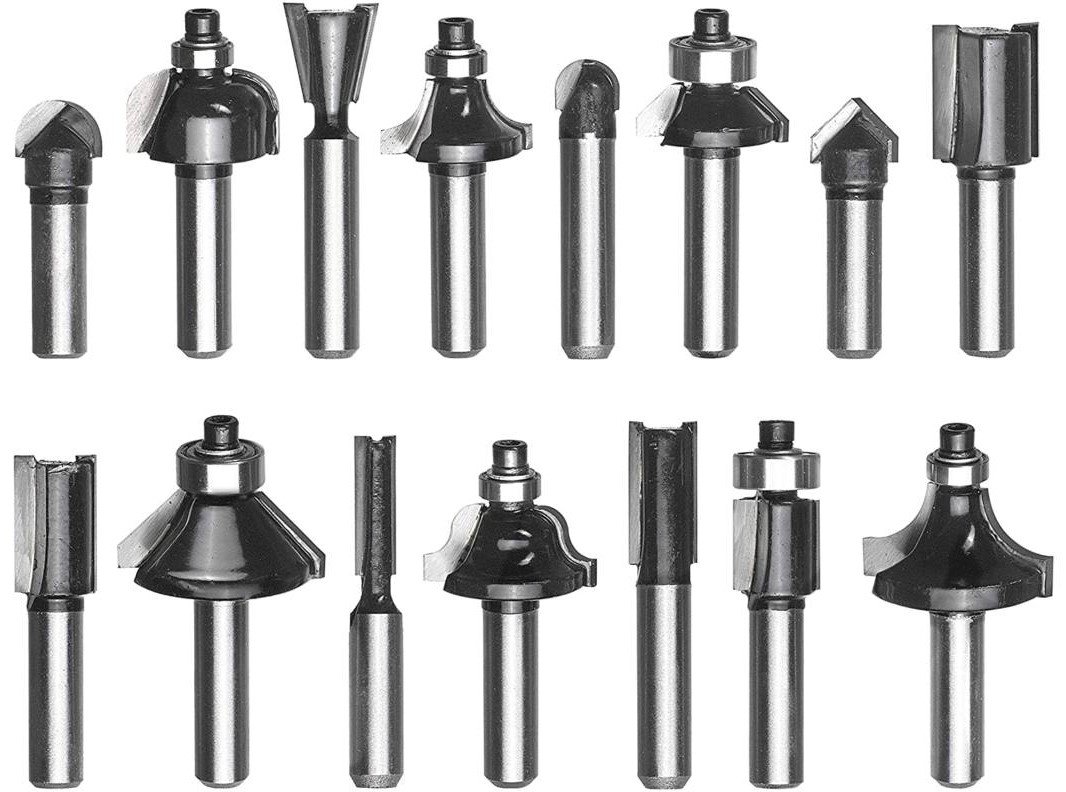 Einhell Marófejek felsőmaró gépekhez 8 mm, 15 db