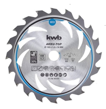 Einhell körfűrészlap 150x16, 20 fogas