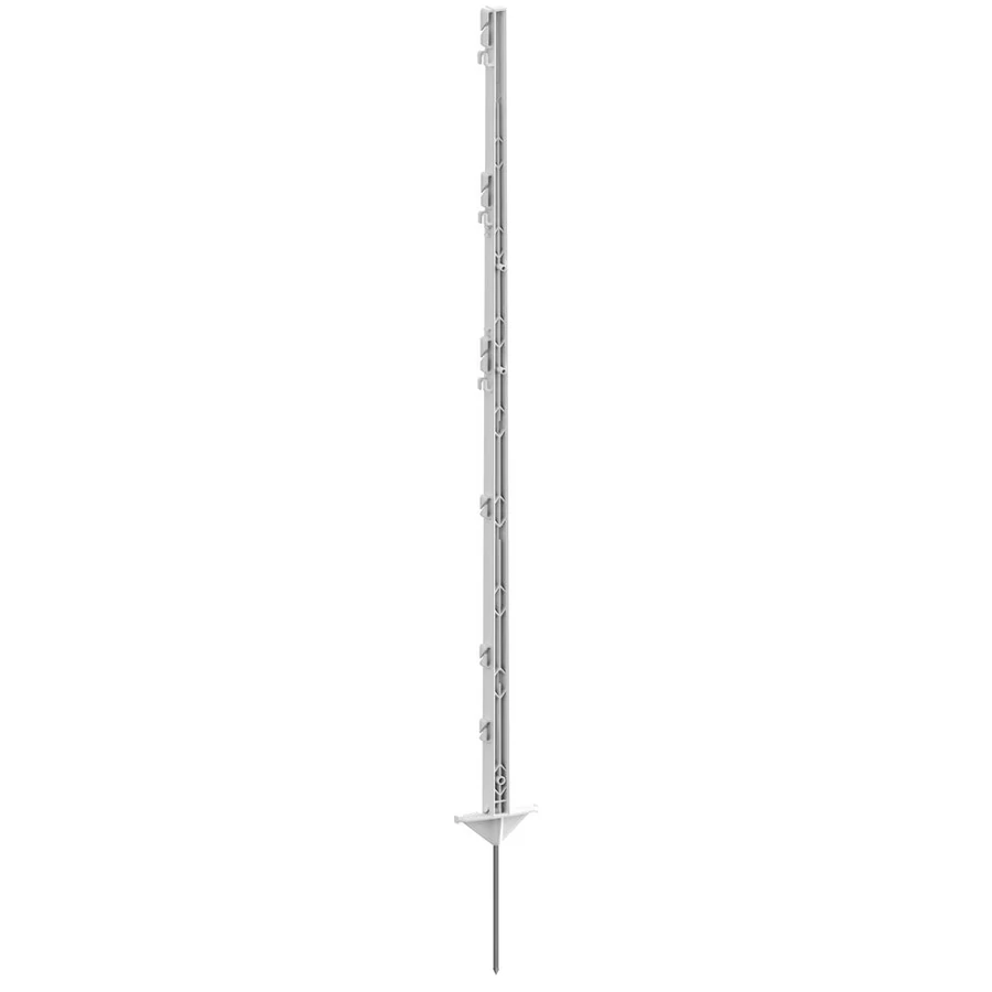 Villanypásztor Tartóoszlop Műanyag K-125 Cm, Dupla taposóval, 5db
