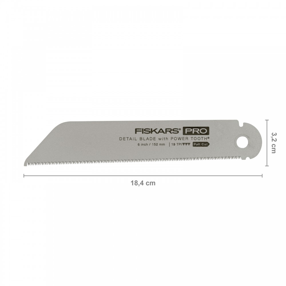 Fiskars Cserélhető penge fűrészhez 150mm, 19 tpi