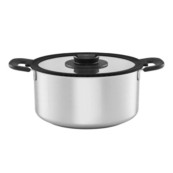 Fiskars Functional Form Rozsdamentes acél lábas, 5L