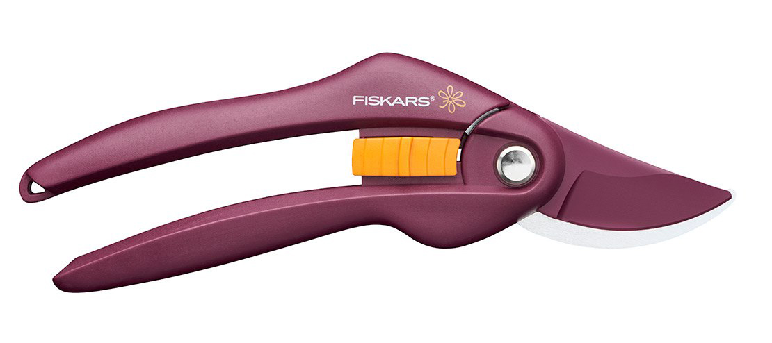 Fiskars Inspiration P26 metszőolló, mellévágó, bordó