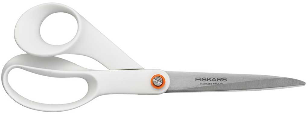 Fiskars általános olló, 21 cm, fehér