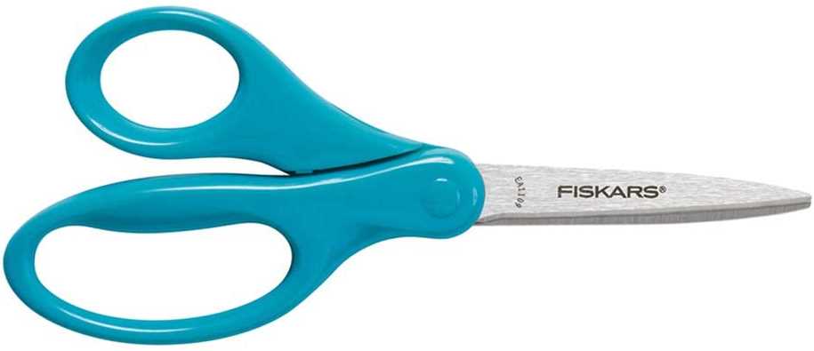 Fiskars gyermekolló 18 cm, hegyes, 12 éves kortól több színben