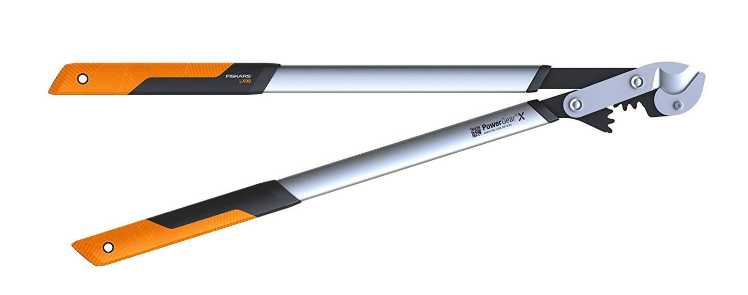 Fiskars PowerGearXfém fogaskerekes ágvágó (L) méret, rávágó