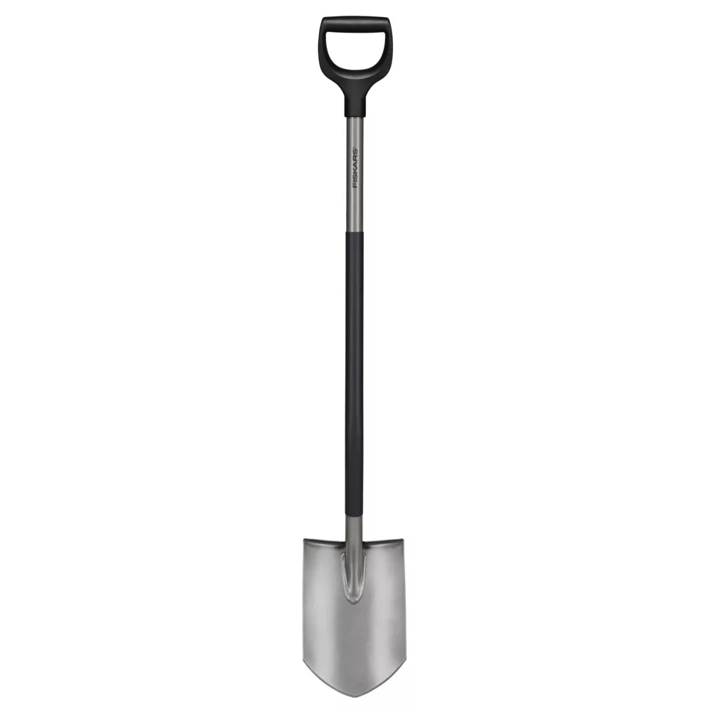 Fiskars Comfort hegyes ásó, 125cm