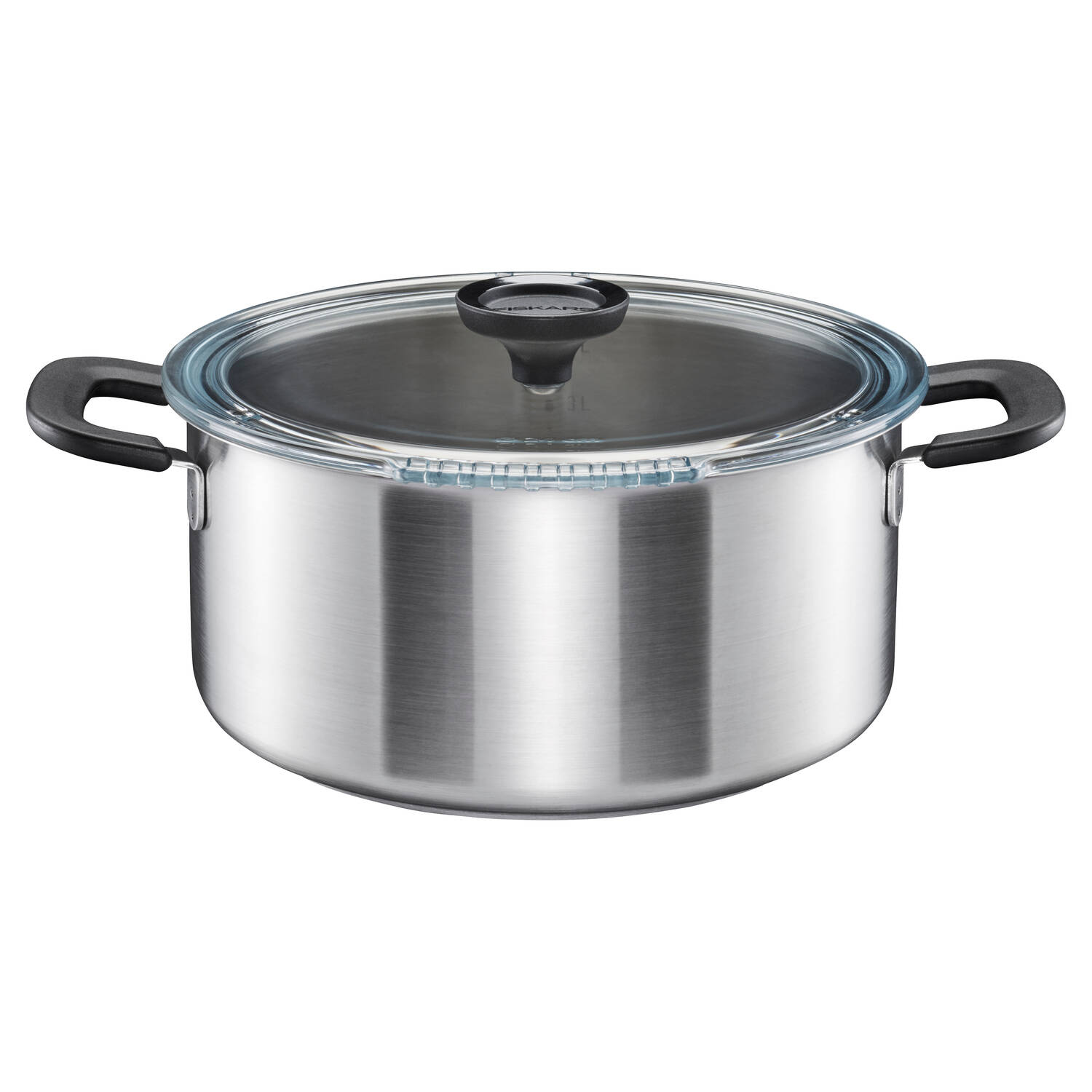 Fiskars Functional Form™ lábas, 5L, rozsdamentes acél