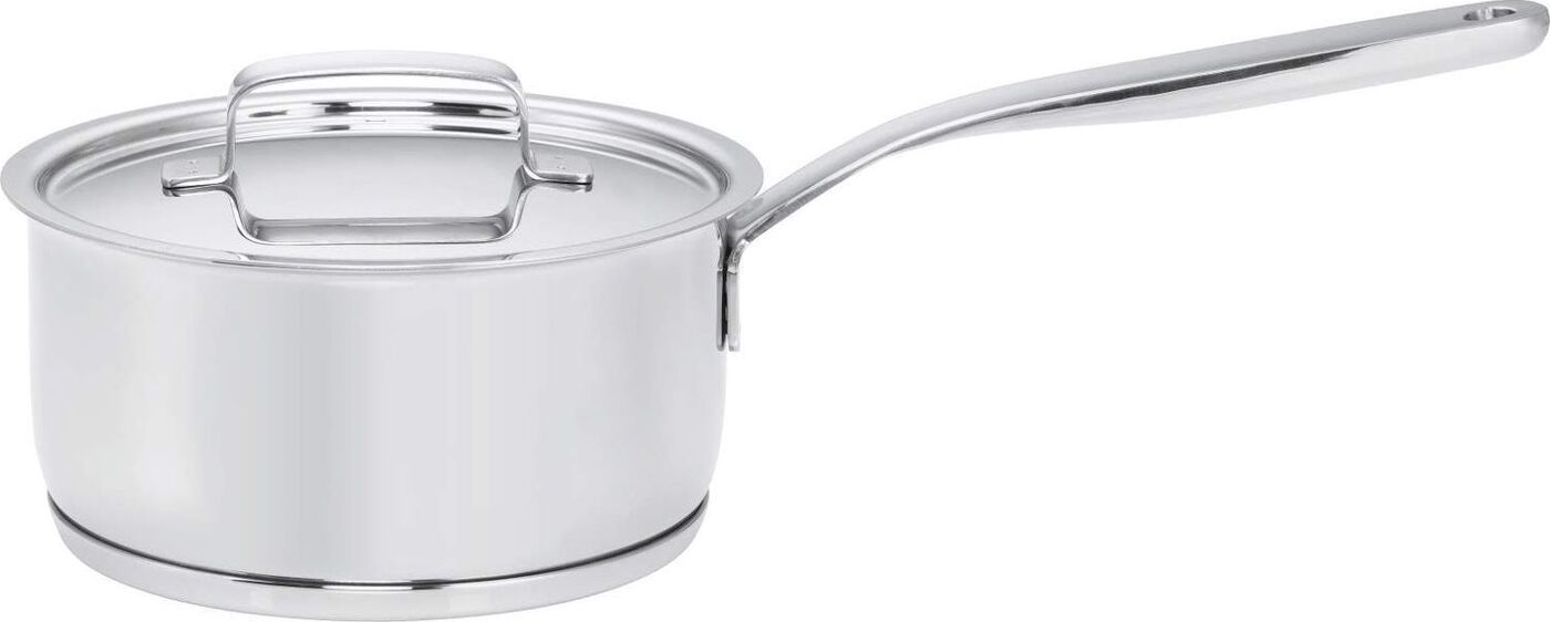 Fiskars nyeles lábas, 1,5 L, fedővel, rozsdamentes acél