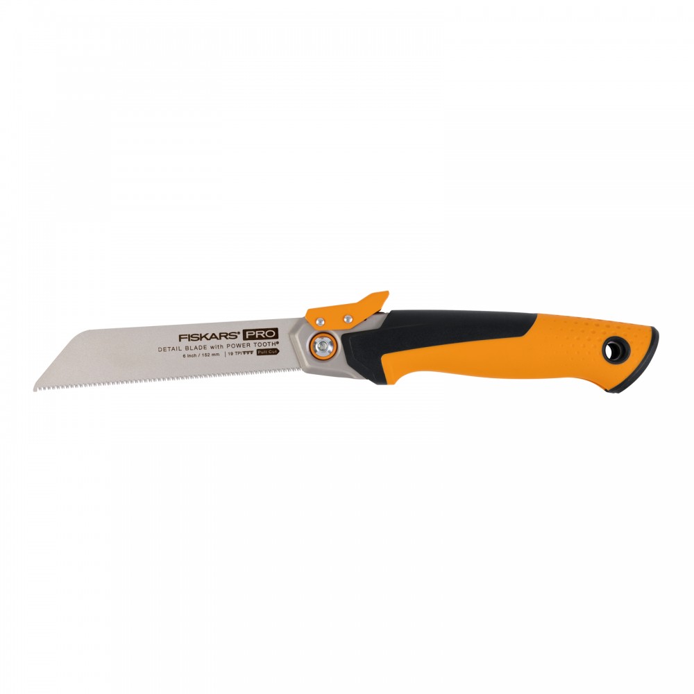 Fiskars PowerTooth összecsukható fűrész, 150mm 19tpi