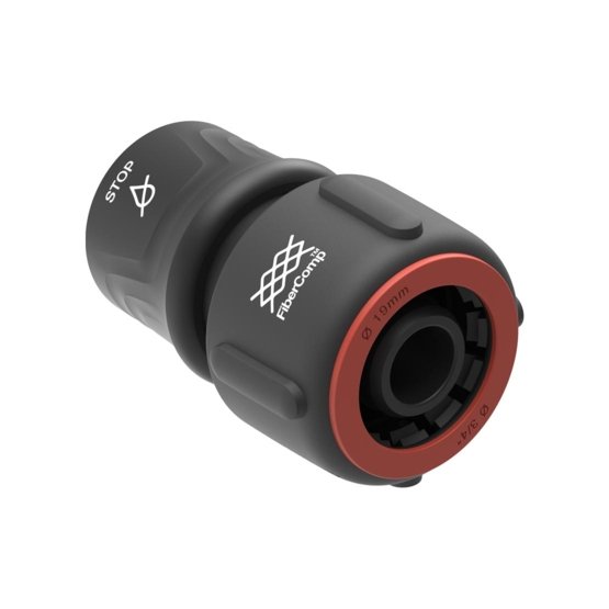 Fiskars FiberComp tömlő-gyorscsatlakozó, 19 mm (3/4”) STOP