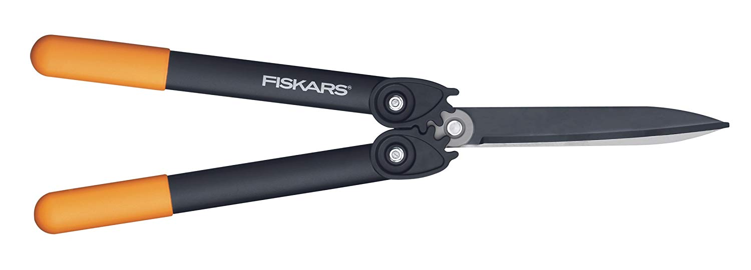 Fiskars PowerGear  műanyag fogaskerekes sövénynyíró HS72