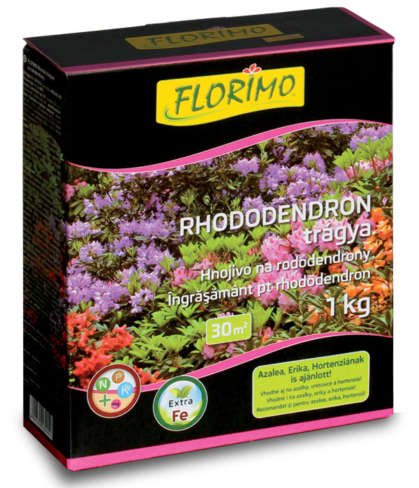 Florimo Rhododendron, azálea, hortenzia trágya, 1 kg-os, dobozos